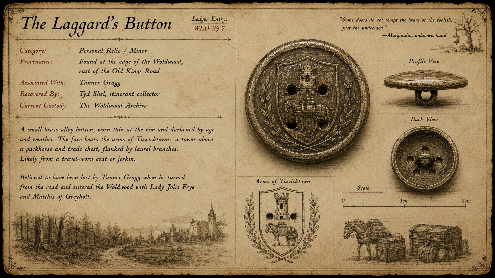 The Laggard's Button
